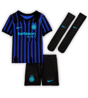 Inter Milan Manuel Akanji #25 Hjemmebanetrøje Børn 2025-26 Kortærmet (+ Korte bukser)